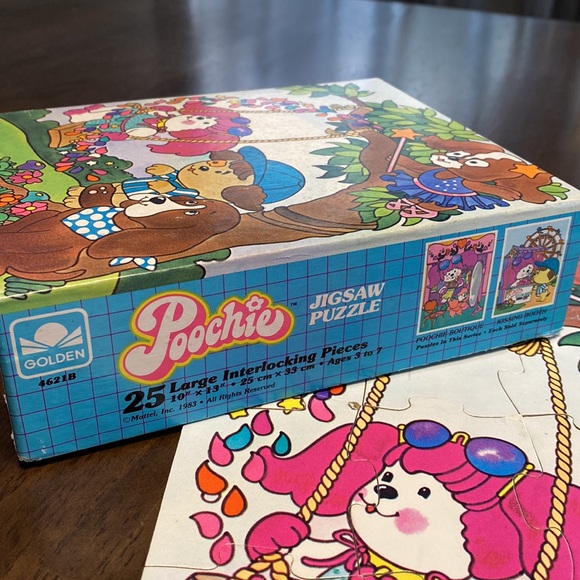 1983 Vintage Mattel Poochie ‘Swing Time’ 25-Piece Jigsaw Puzzle - Picture 4 of 5